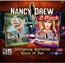 Nancy Drew - Alibi in Ashes & The Deadly Device 2-Pack (PC-DVD) (XP, VISTA, Windows 7, Windows 8) PC Detective Game