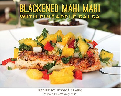 Mahimahi with Grilled Pineapple Salsa