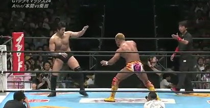 Katsuyori Shibata vs. Tomoaki Honma (NJPW, G1 Climax 24, 08/03/14)