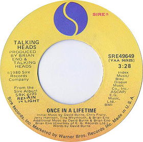 Once In A Lifetime