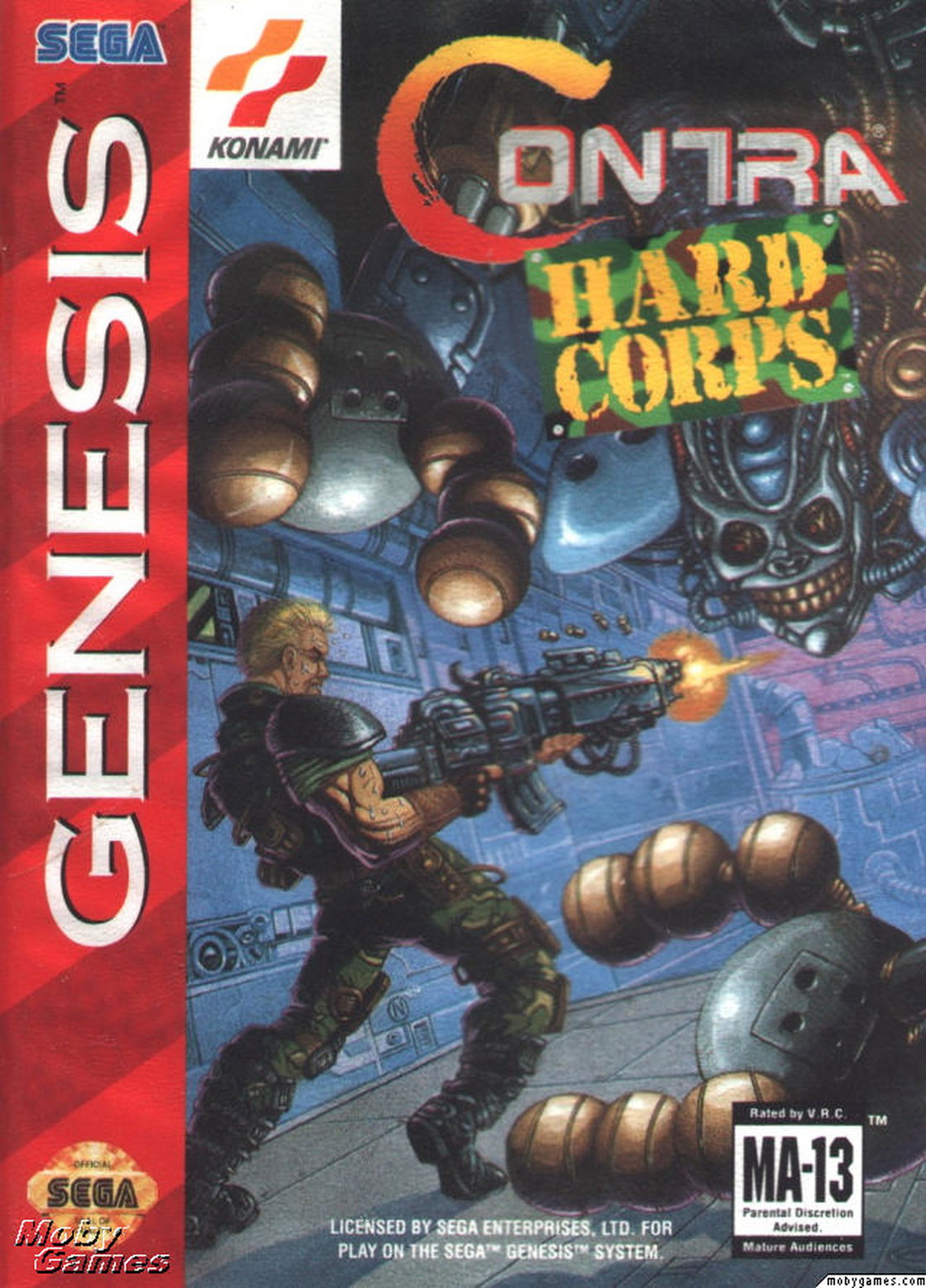 download contra hard corps sega game