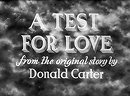 A Test for Love