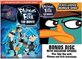 Phineas and Ferb The Movie: Across the 2nd Dimension (3-Disc Special Edition)
