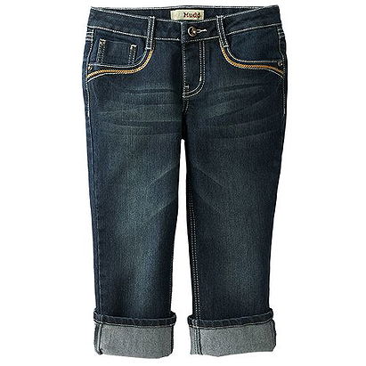 Mudd® Dark Rinse Denim Capris - Girls 7-16
