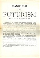 Manifiesto of Futurism