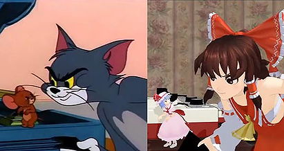 Touhou/Tom and Jerry - Down Beat Bear