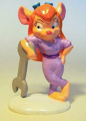 Chip 'n Dale Rescue Rangers Gadget Hackwrench PVC Figurine