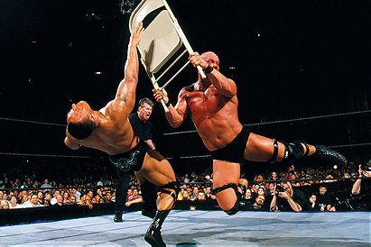 Steve Austin vs. The Rock (2001/04/01)