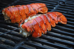 Barbecue Lobster and Clams