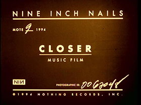 Nine Inch Nails: Closer