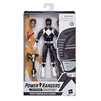 Power Rangers Lightning Collection Mighty Morphin Black Ranger Figure