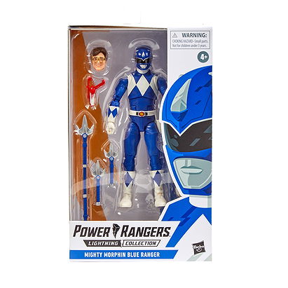 Power Rangers Lightning Collection Mighty Morphin Blue Ranger Figure