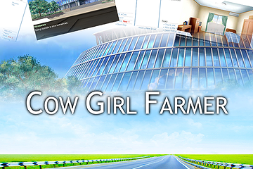 Cow Girl Farmer