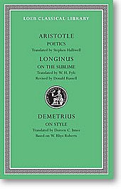 Aristotle, XXIII: Poetics. On the Sublime. On Style (Loeb Classical Library)