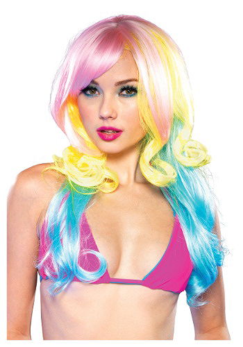 Carousel Pastel Rainbow Wig