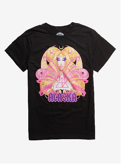 Drag Queen Merch Alaska Anime Character T-Shirt