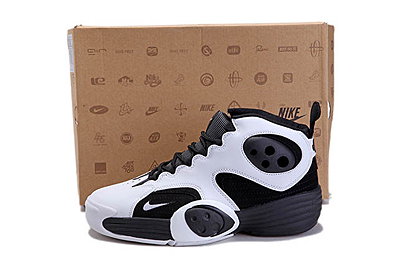 Mens Nike Air Flight One Nrg Black and White Sneakers