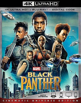 Black Panther (4K Ultra HD + Blu-ray + Digital Code) (Cinematic Universe Edition)