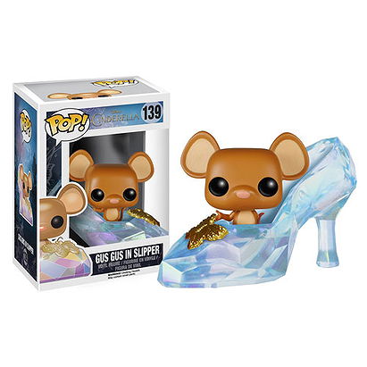 Cinderella Pop! Vinyl: Gus Gus in Glass Slipper