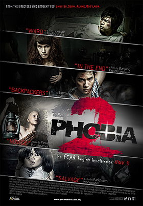 PHOBIA 2 (4BIA 2) - Thai 2009 Horror Thriller movid DVD (Region 3) Parkpoom Wongpoom, Paween Purikit