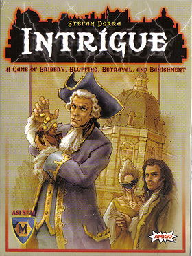 Intrigue: A Game of Bribery, Bluffing, Betrayal, and Banishment