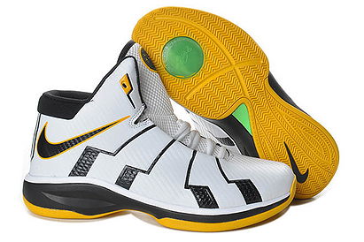 Mens Nike Lebron James Air Max 10.8 Sports Trainers with White/Black and Yellow Colorways (Available Now)