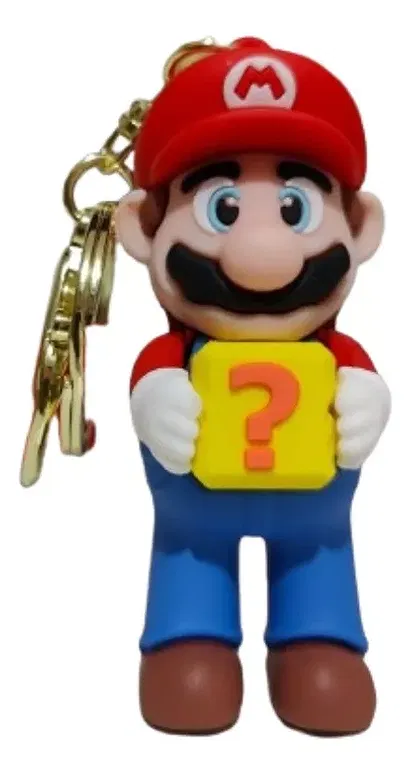 Super Mario Mystery Block Keychain