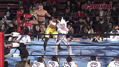Minoru Suzuki & Masakatsu Funaki vs. Yuji Nagata & Jushin Liger (AJPW, 03/21/11)