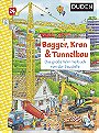 Bagger, Kran und Tunnelbau: Das große Wimmelbuch von der Baustelle