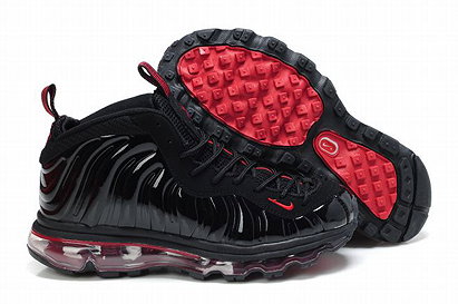 2012 new nike air foamposite One Max 2009 black/red women's