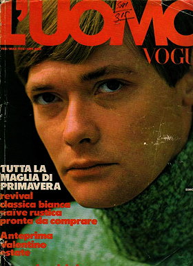 L'uomo Vogue Magazine February-March 1973