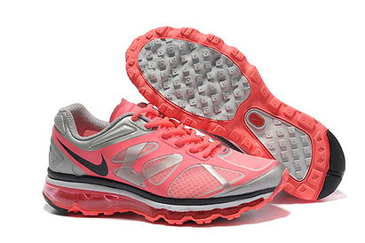 Nike Air Max 2012 White Anthracite Hot Punch Pro Platinum-Womens