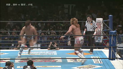 Kota Ibushi & Yohei Komatsu vs. Tetsuya Naito & Sho Tanaka (NJPW, Wrestling Dontaku 2015, 05/03/15)