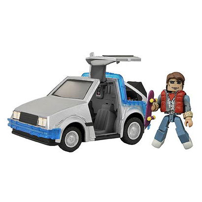 Back to the Future Minimates: Marty and the Delorean