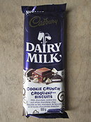 Cadbury Dairy Milk Cookie Crunch