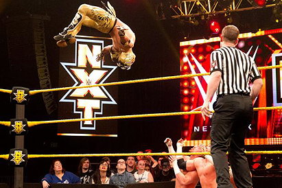 Blake & Murphy vs. The Lucha Dragons (NXT, 04/01/15)