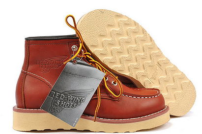 Womens Red Wing 8875 Classic 6 Inch Moc Boots Red