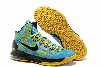 Kevin Durant N7 Nike Zoom Kd V dark turquoise blackened blue-black-varsity maize Colors