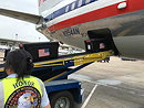 American Airlines Cargo transports 10,000 flags for Memorial Day event