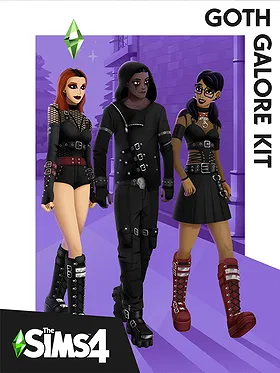 The Sims 4: Goth Galore Kit