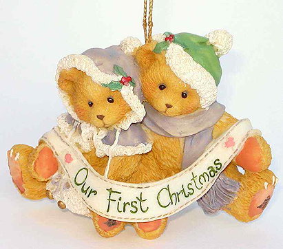 Cherished Teddies: Our First Christmas - Hanging Ornament