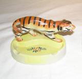 Tiger Figurine Ashtray