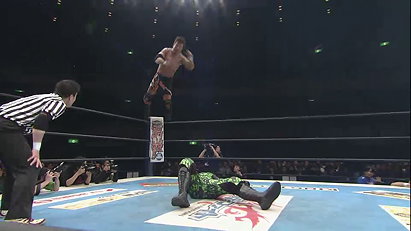 Yohei Komatsu & Satoshi Kojima vs. Manabu Nakanishi & Captain New Japan (NJPW, The New Beginning in Sendai 2014)