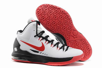 New Mens KD 5 V ID Sports Shoes (White & Black) Nike Kevin Durant