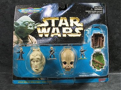 Star Wars Micro Machines Mini Head Action Collection IV