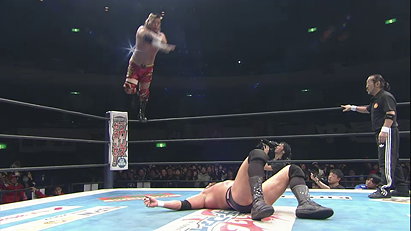 Rob Conway vs. Hiroyoshi Tenzan (NJPW, The New Beginning in Sendai 2014)
