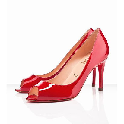 Christian Louboutin You You 85mm Patent Leather Pumps Red