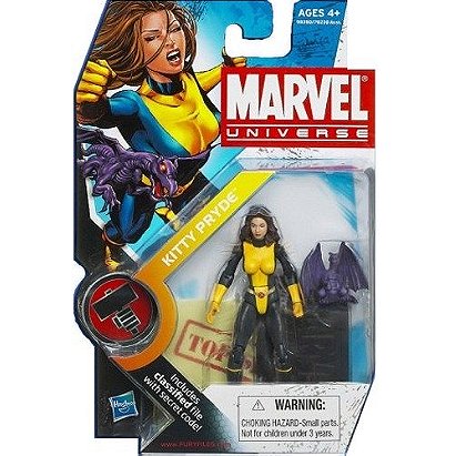 Marvel Universe 3 3/4 Inch Series 2 Action Figure #17 Kitty Pryde Lockheed
