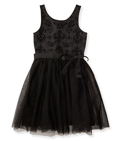 Kids' Flocked Chandelier Tank Dress