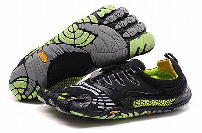 Vibram Five Fingers Komodosport LS Black/Grey/Green Men's